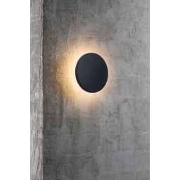 Nordlux Artego Round kinkiet zewnętrzny 1x8 W czarny 46941003