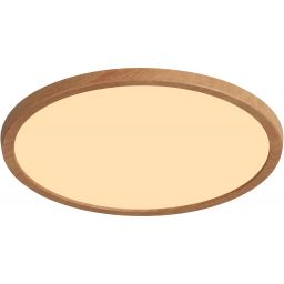 Nordlux Oja plafon 1x18W LED biały/drewno 47276004