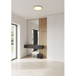 Nordlux Oja plafon 1x22 W biały-drewno 47286004