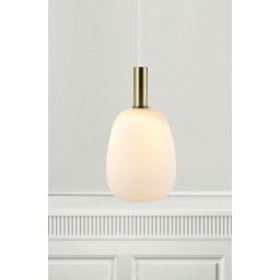 Nordlux Alton lampa wisząca 1x60 W biała-złota 47303001