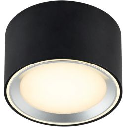 Nordlux Fallon lampa podsufitowa 1x5,5 W czarna 47540103