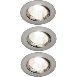 Nordlux Fremont lampa do zabudowy 3x4,5W LED stal szczotkowana 2310056032