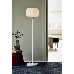 Nordlux Milford lampa stojąca 1x40 W biała-opal 48924001