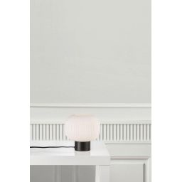 Nordlux Milford lampa stołowa 1x40 W biała-czarna-opal 48965001