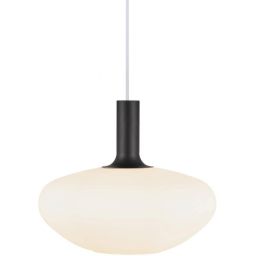 Nordlux Alton lampa wisząca 1x60 W biała-czarna-mosiądz 48973001