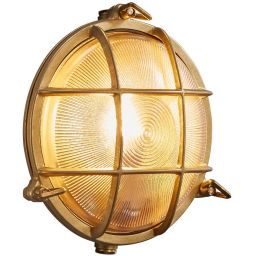 Nordlux Polperro kinkiet zewnętrzny 1x12,5 W mosiądz 49021035