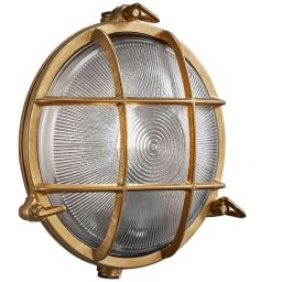 Nordlux Polperro kinkiet zewnętrzny 1x12,5 W mosiądz 49021035