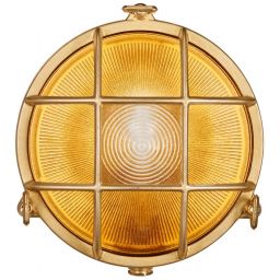 Nordlux Polperro kinkiet zewnętrzny 1x12,5 W mosiądz 49021035