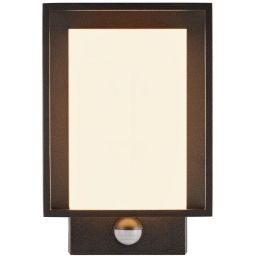 Nordlux Nestor kinkiet zewnętrzny z czujnikiem ruchu i zmierzchu 1x8 W czarny 49051503