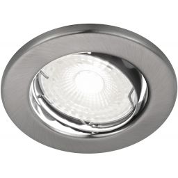 Nordlux Canis lampa do zabudowy 1x4,7W LED nikiel szczotkowany 49360155