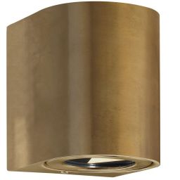 Nordlux Canto kinkiet zewnętrzny 2x6 W mosiądz 49701035