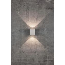 Nordlux Canto Kubi kinkiet zewnętrzny 2x6 W biały 49711001