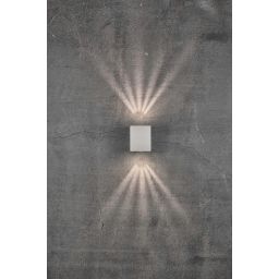 Nordlux Canto Kubi kinkiet zewnętrzny 2x6 W biały 49711001