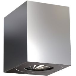 Nordlux Canto Kubi kinkiet zewnętrzny 2x6 W stal nierdzewna 49711034