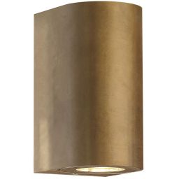 Nordlux Canto Maxi kinkiet zewnętrzny 2x28 W mosiądz 49721035