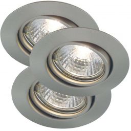 Nordlux Triton lampa do zabudowy 3x35 W stal szczotkowana 54540132
