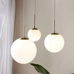 Nordlux Grant lampa wisząca 1x25 W biała-złota 2010563035