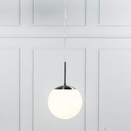 Nordlux Cafe lampa wisząca 1x60 W biała-srebrna 39563001