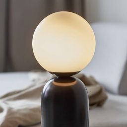 Nordlux Notti lampa stołowa 1x40 W biała-czarna 2011035003