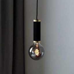 Nordlux Galloway lampa wisząca 1x40W czarna/złota 2011053003