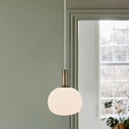 Nordlux Alton lampa wisząca 1x60 W biała-złota 47313001