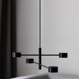 Nordlux Clyde lampa wisząca 4x5 W czarna 2010803003