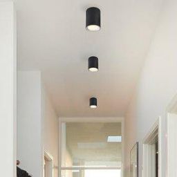 Nordlux Fallon lampa podsufitowa 1x5,5 W czarna 47550103