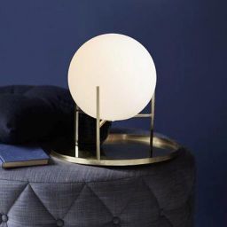 Nordlux Alton lampa stołowa 1x15W biały/mosiądz 47645001