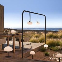 Nordlux Sponge lampa stołowa 1x4,8W LED biały/czarny 2018135003