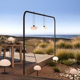 Nordlux Sponge lampa stojąca zewnętrzna 1x7 W biała 2018165003