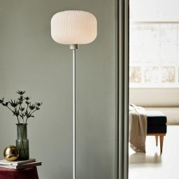 Nordlux Milford lampa stojąca 1x40 W biała-opal 48924001