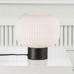 Nordlux Milford lampa stołowa 1x40 W biała-czarna-opal 48965001