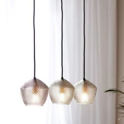 Nordlux Orbiform lampa wisząca 3x25W szkło przydymione/mosiądz 2010693047