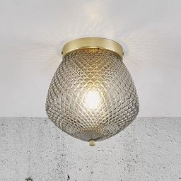 Nordlux Orbiform lampa podsufitowa 1x40 W mosiądz-przydymiona 2010656047