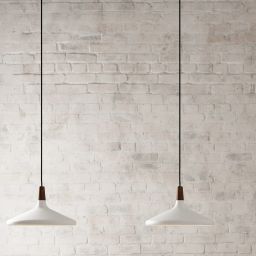 Nordlux DFTP Nori 39 lampa wisząca 1x40W biały/brązowy 2120823001