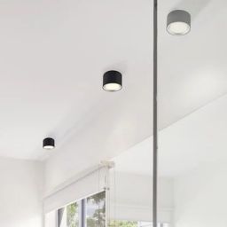 Nordlux Fallon lampa podsufitowa 1x5,5 W czarna 47540103