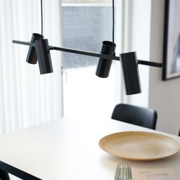 Nordlux Alanis lampa wisząca 4x15W czarna 2213423003
