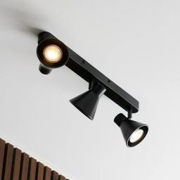 Nordlux Eik lampa podsufitowa 3x35W czarna 45780103