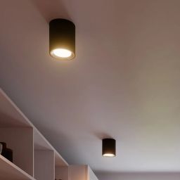 Nordlux Landon lampa podsufitowa 1x8W LED czarna 2110850103