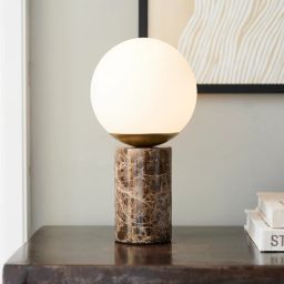 Nordlux Lilly lampa stołowa 1x25 W brązowa 2213575018