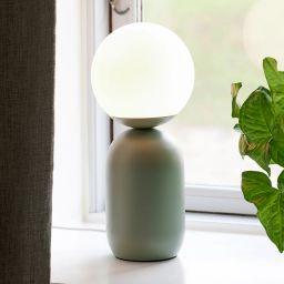 Nordlux Notti lampa stołowa 1x25W zielona/biała 2011035023