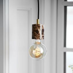 Nordlux Siv lampa wisząca 1x60W brązowy/czarny 45883018