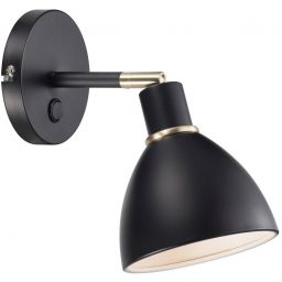 Nordlux Ray kinkiet 1x25 W czarny 63191003