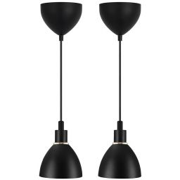 Nordlux Ray lampa wisząca 2x40 W czarna 63233003