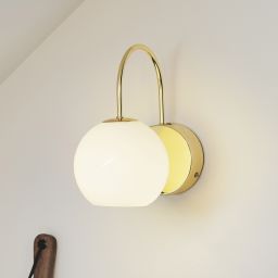 Nordlux Franca kinkiet 1x40W mosiądz/biały 2312561035