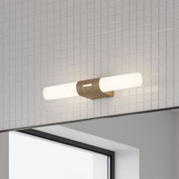 Nordlux Helva kinkiet 1x9W LED biały/drewno 2015311004