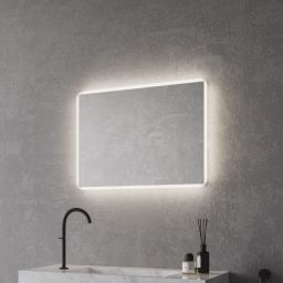 Nordlux Dovina lustro 60x80 cm prostokątne z oświetleniem LED białe 2310271000