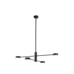 Nowodvorski Lighting Orbit lampa podsufitowa 4x12 W czarna 7945