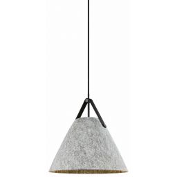 Nordlux Strap lampa wisząca 1x40 W szary/popielaty 84343010