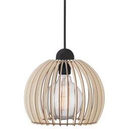 Nordlux Chino lampa wisząca 1x60 W drewno 84823014